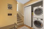 Washer and dryer in entry 